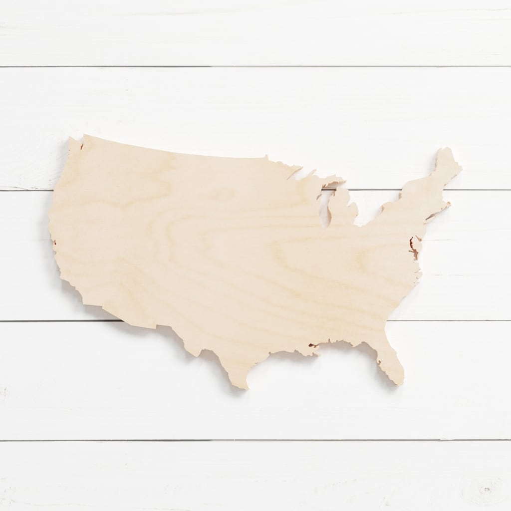 USA United Sates Cutout Craft Shape