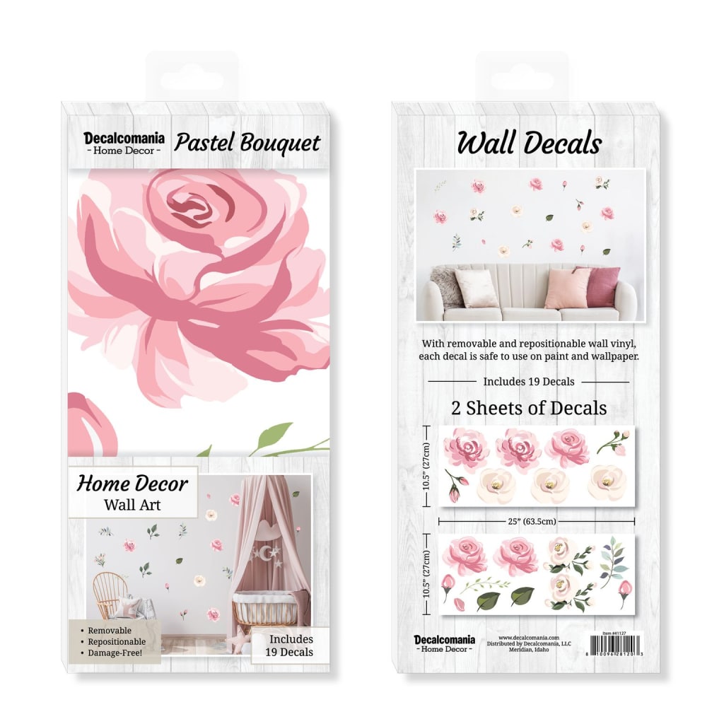 Vintage Floral Wall Decals Wall Stickers