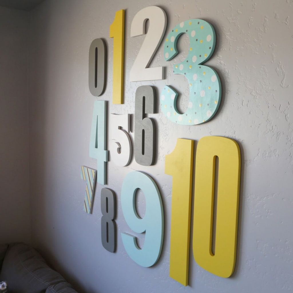 Wooden Numbers - Craft Cuts