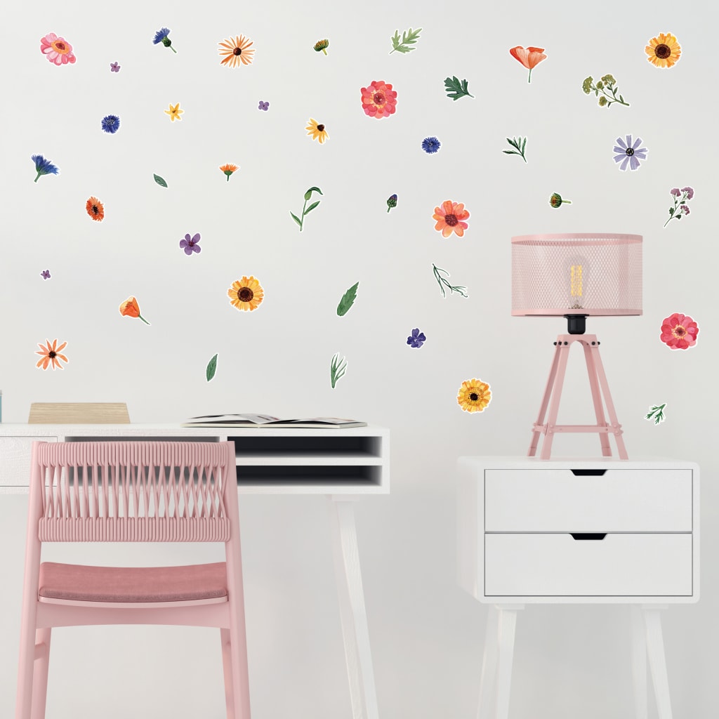 Wildflower Wall Decals Wall Stickers