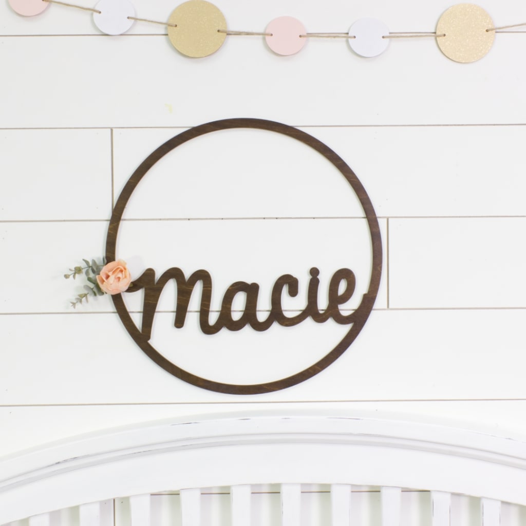 Hoops with name in the middle clearance