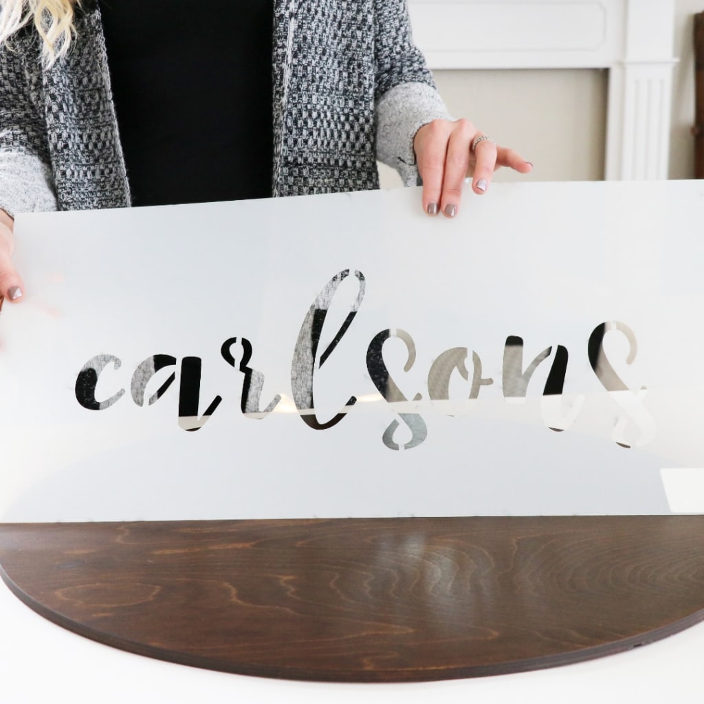 Customizable Metal Stencils for Letters