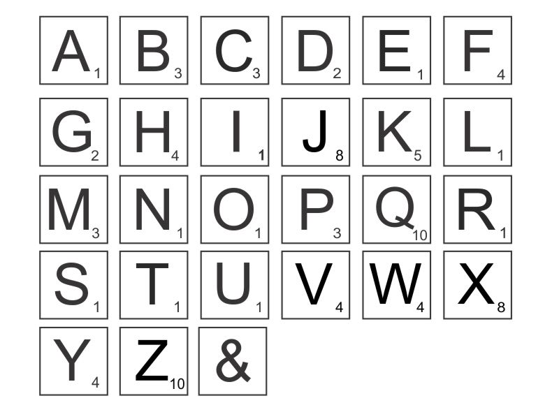 Wood Wall Letter Tiles Large Craftcuts Com Wood Wall Letter Tiles