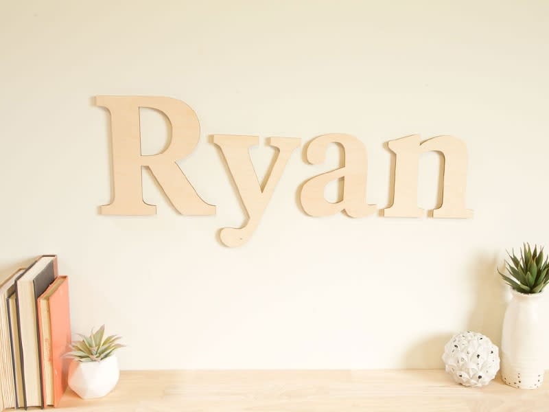 Wood Wall Letters Custom Lettering Craftcuts Com