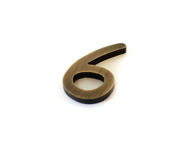 Brass Numbers - Custom Brass Address