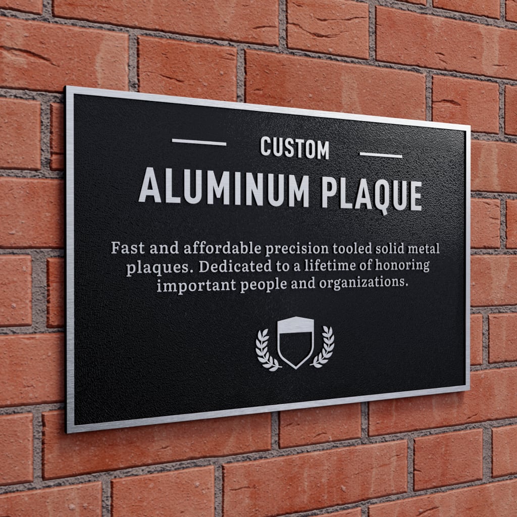 Plaque metal