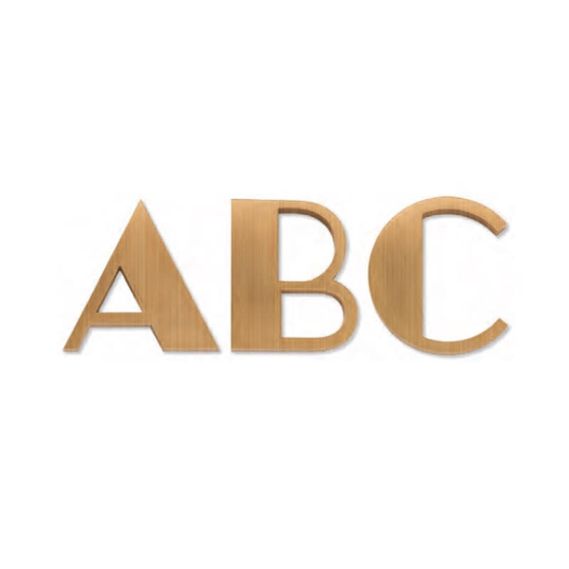 Broadway Bronze Letters Order Online Best Value Signs Woodland