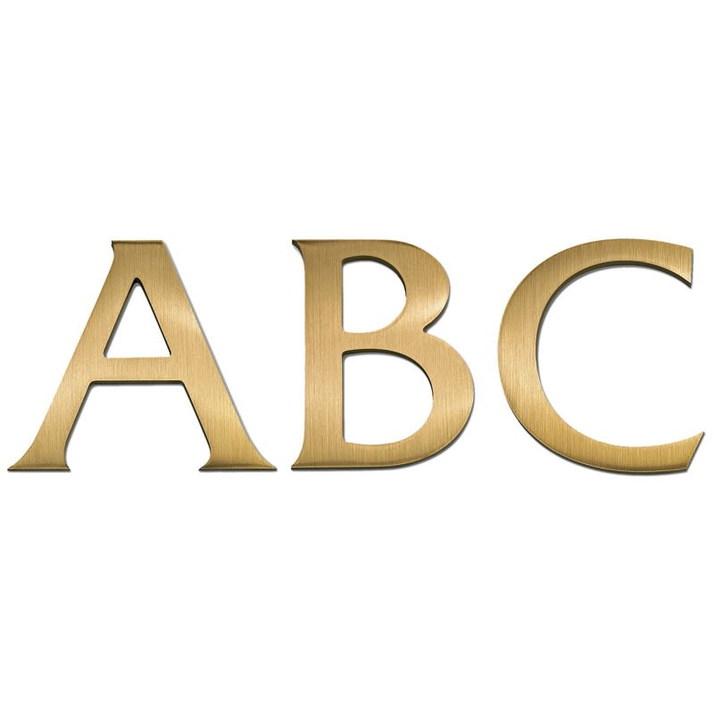 Friz Quadrata Bronze Letters Order Online Best Value Signs Woodland Manufacturing