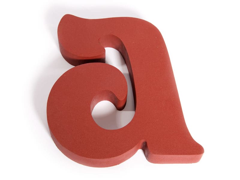 Painted Foam Letters - Order Custom. Any Font. Any Color.