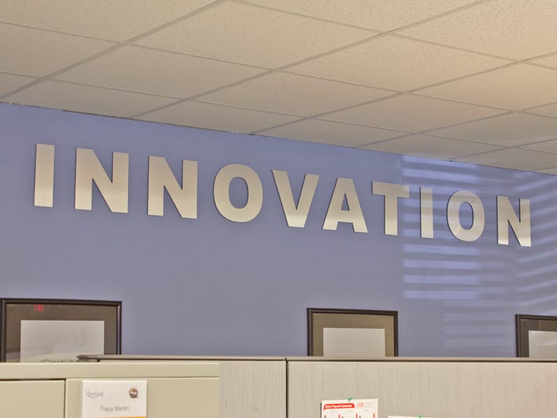 Aluminum Composite Letters Dibond Alupanel Custom Cut Woodland Manufacturing