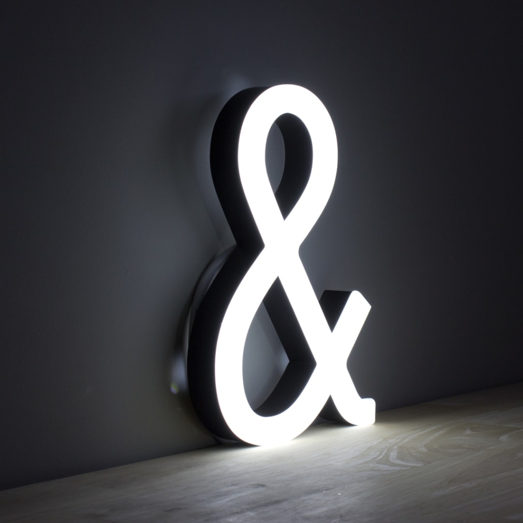Faux Neon LED Letters - Custom Made | Woodland Manufacturing