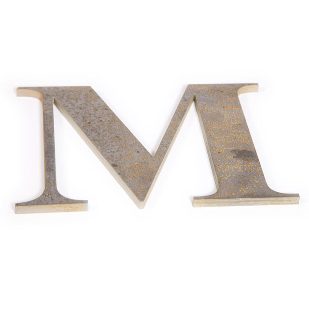 Galvanized Steel Metal Letters - Custom Cut