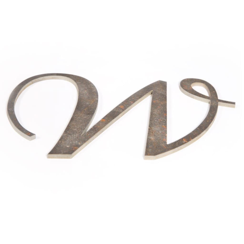 Mild Steel Letters Custom Made For Welding Concrete Woodland Manufacturing
