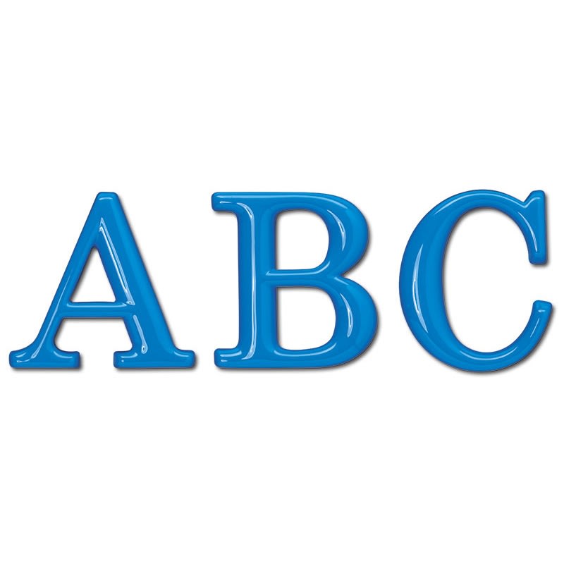 Century Schoolbook Bold Plastic Sign Letters Any Color, Any Size