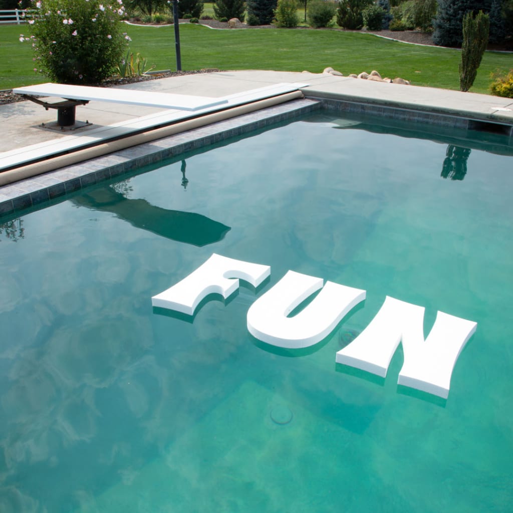 Floating Foam Letters