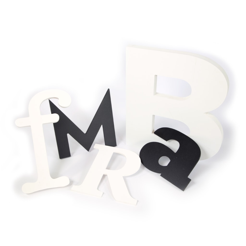Acrylic Letter M Times, 10'' Tall Clear Custom Acrylic Letters