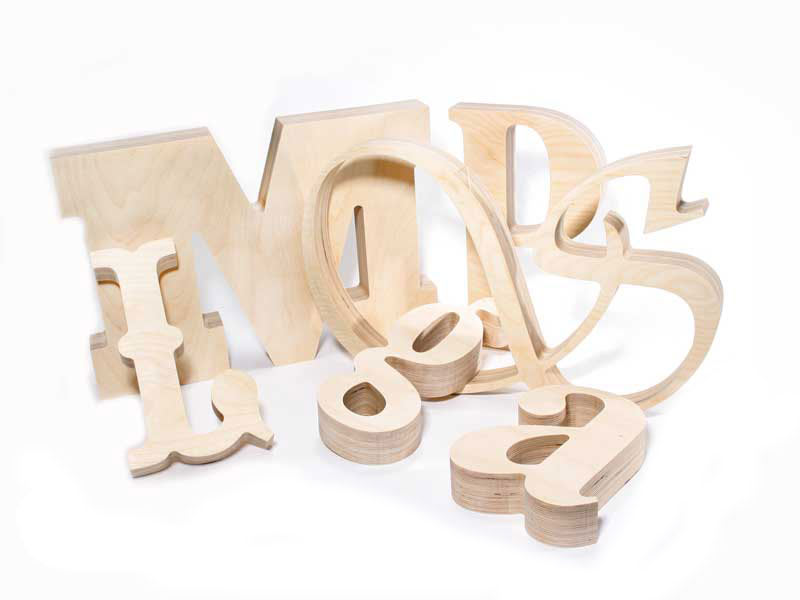 3 Inch Wood Letters 