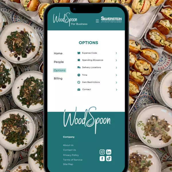 Example of a WoodSpoon corporate app