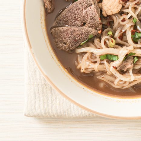 Image of a noodles soup