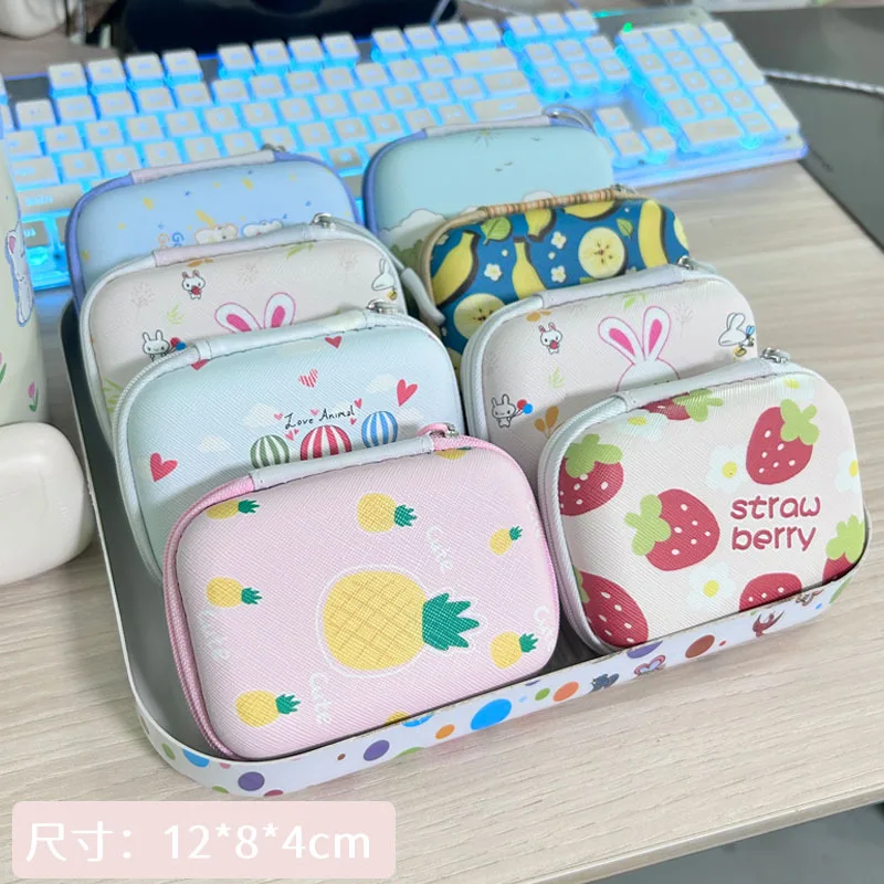 Data Cable Storage Bag Creative Cartoon Mobile Phone Charging Cable Portable Storage Box Headphones U Disk CCD Camera Bag