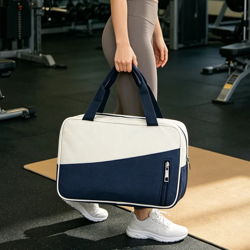 Beach swimming bag, wet and dry separation, unisex fitness equipment washing storage bag, lightweight hand-held waterproof bag