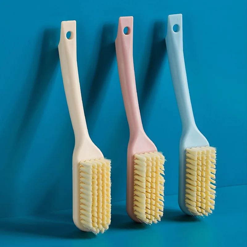 Do not damage shoes, soft-bristled cleaning brush, household long-handled shoe brush, hangable plastic shoe cleaning brush, multi-functional plain cleaning brush