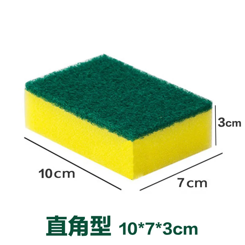 Dishwashing sponge magic magic nano cleaning scrubbing dish scouring pad double-sided cleaning sponge brush kitchen scrubbing