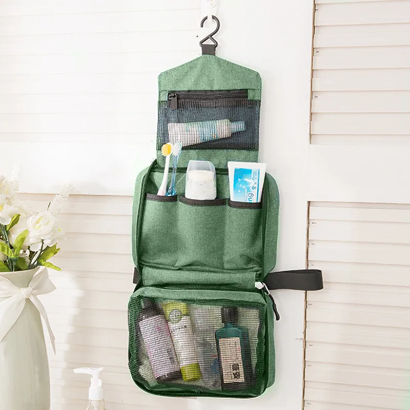Folding hook travel storage toiletry bag ins high-looking portable cosmetic bag hand-held storage bag wholesale storage