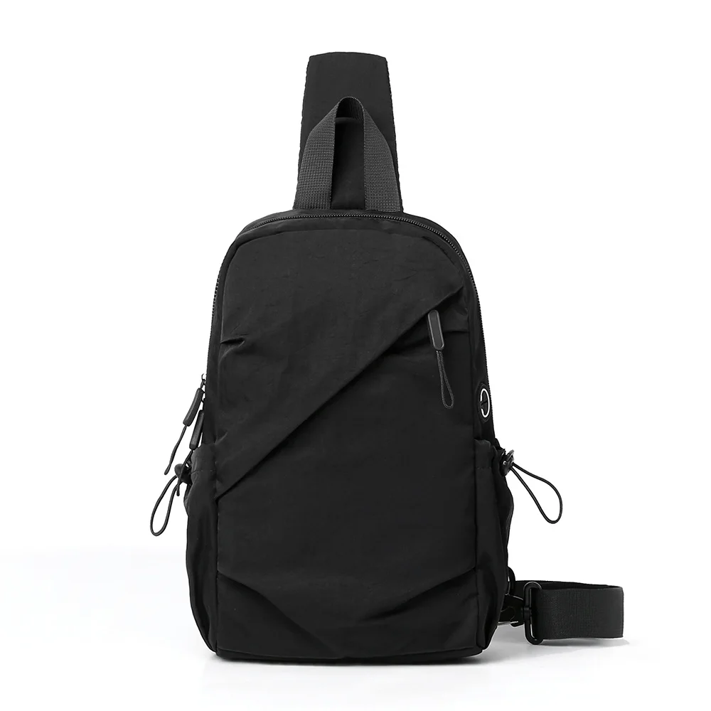 Waterproof lightweight chest bag for men summer new crossbody bag fashion casual shoulder bag sports waterproof backpack