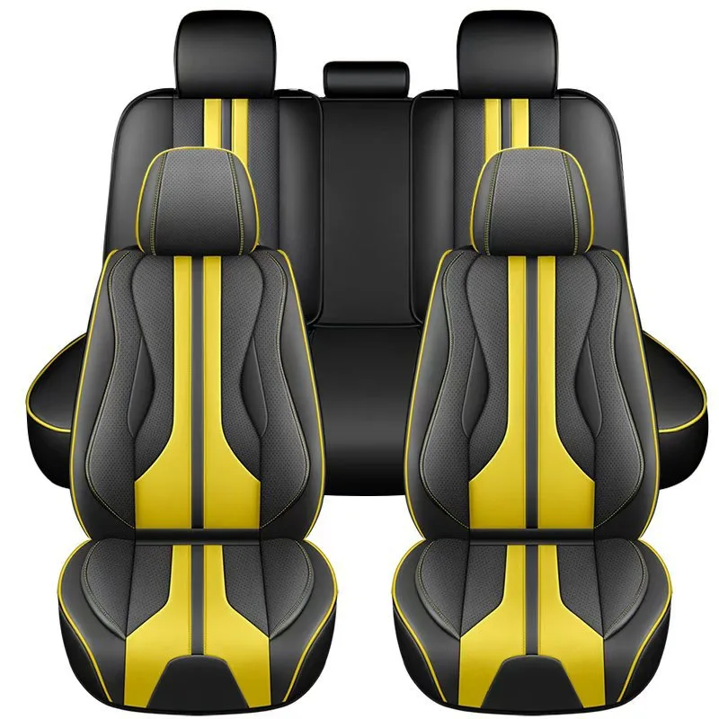 car seat cover car seat cover cross-border direct supply fully surrounded by four-season universal leather seat cushion single seat five seat cushions