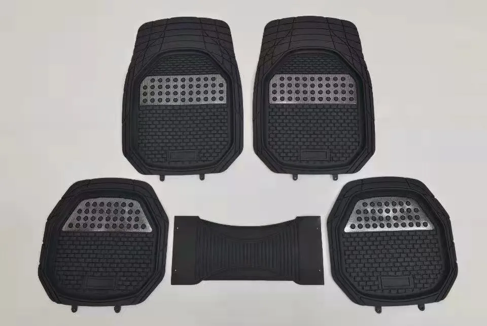 Car floor mats, new driver-specific floor mats, waterproof, non-slip, dirt-resistant, cuttable silicone carpet-style foot mats
