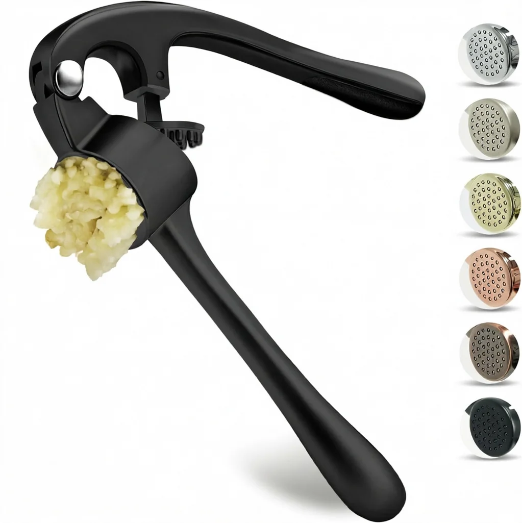 Manual garlic pounder household zinc alloy garlic peeler garlic press garlic garlic masher garlic squeezer garlic peeling tool
