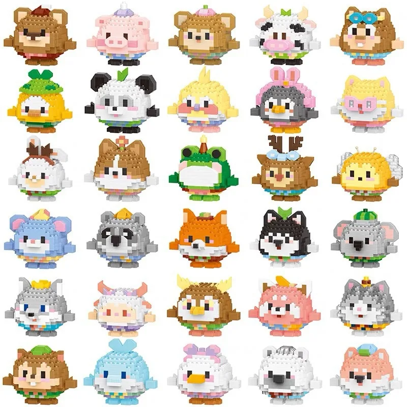 Compatible with high micro-particle building blocks cartoon doll puzzle assembly gift boys and girls children's toys