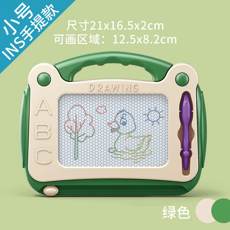 Large early education children's drawing board for children's home magnetic writing board colorful children 1-3 years old baby toys
