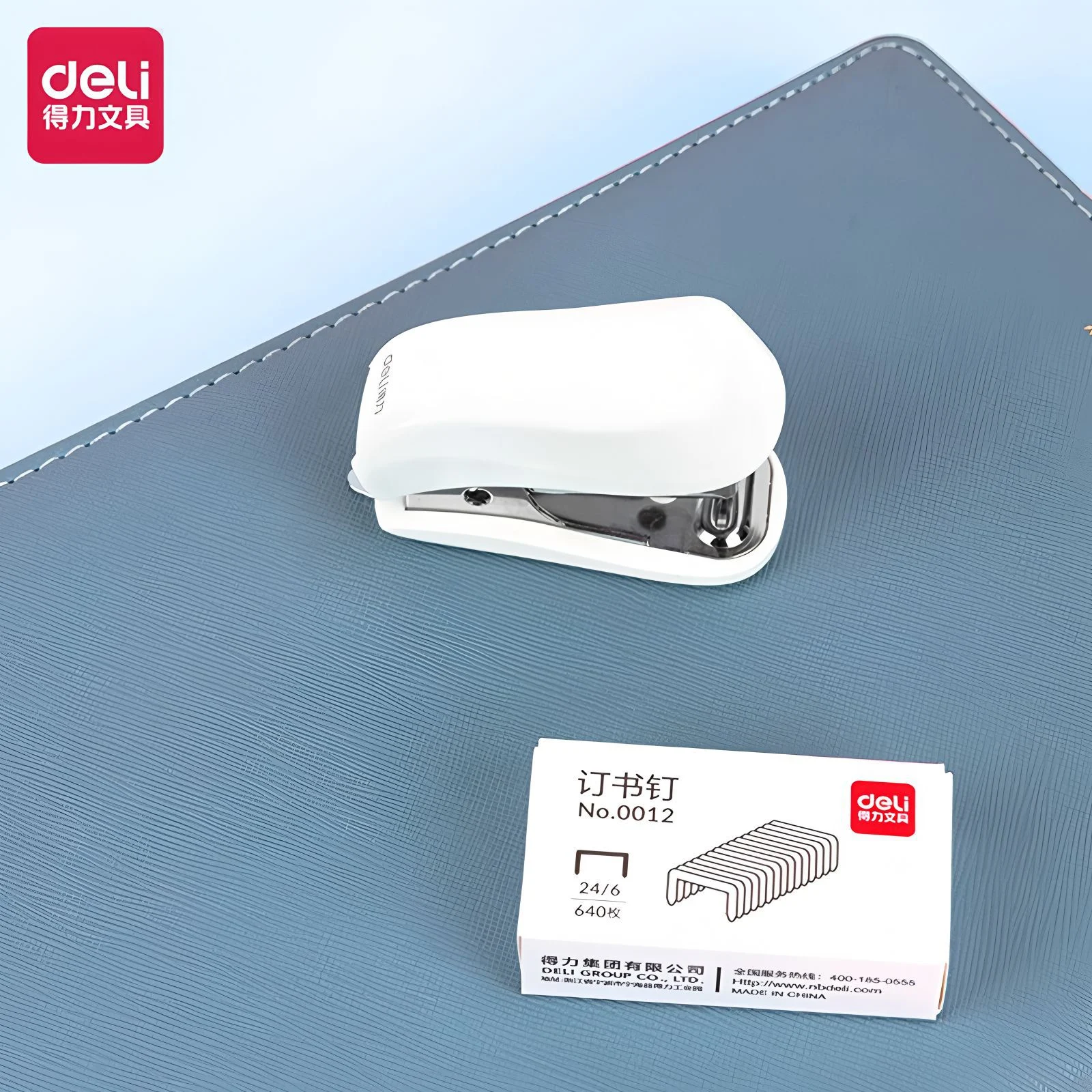 Stapler set 0255 mini Macron color stapler student convenient small size suitable for students 3