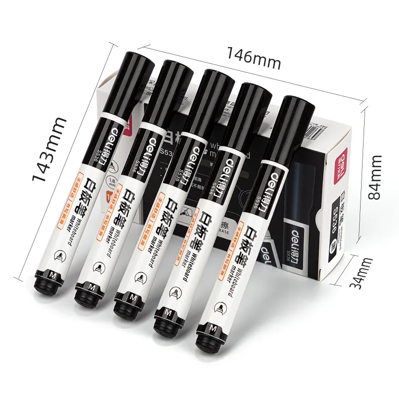 Erasable whiteboard pen, children's drawing board pen, large capacity, easy to erase office lecture pen, teacher's lecture pen 5
