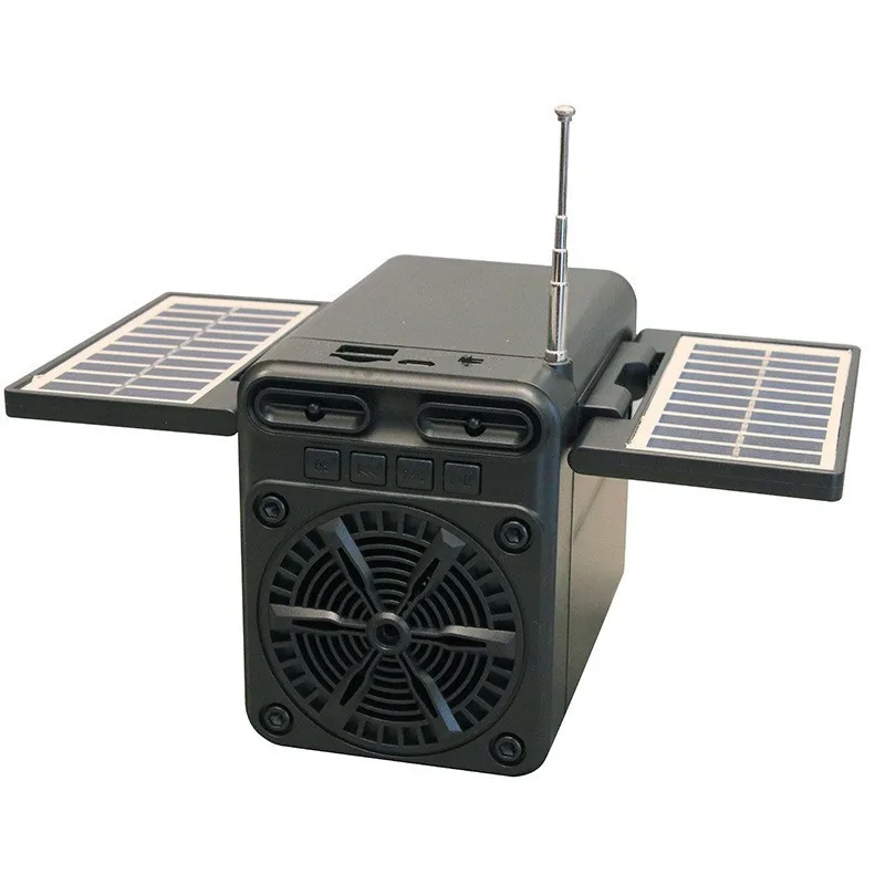 X9 Solar Emergency Charging FM Radio Multifunctional Bluetooth Speaker Plug-in Card and U Disk Charging