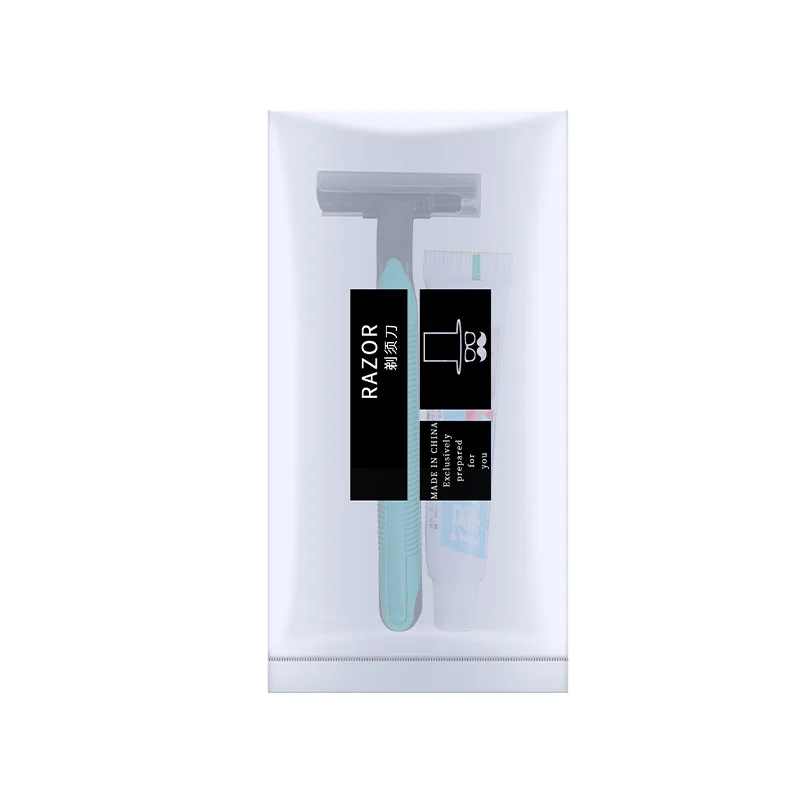 Hotel disposable razor hotel bath manual razor razor travel set toiletries wholesale 5