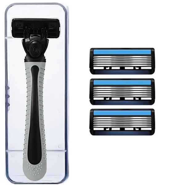 6-layer blade razor manual men's beard razor old-fashioned razor razor disposable razor 6