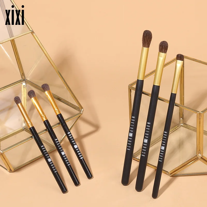 Basic eye shadow makeup brush set 3-piece makeup beauty tool set brush eye shadow brush female Internet celebrity