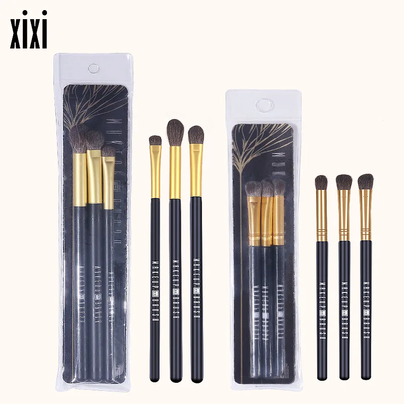 Basic eye shadow makeup brush set 3-piece makeup beauty tool set brush eye shadow brush female Internet celebrity 5