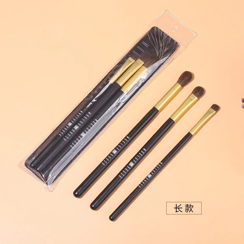 Basic eye shadow makeup brush set 3-piece makeup beauty tool set brush eye shadow brush female Internet celebrity 6