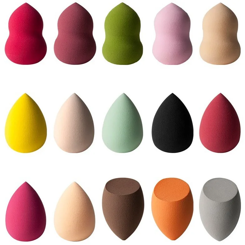 Gourd water drop oblique cut powder puff dry and wet dual-use beauty egg makeup egg makeup air cushion sponge puff