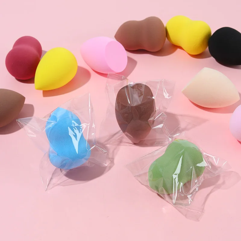 Gourd water drop oblique cut powder puff dry and wet dual-use beauty egg makeup egg makeup air cushion sponge puff 3