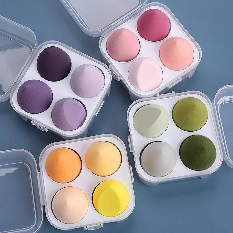 Gourd water drop oblique cut powder puff dry and wet dual-use beauty egg makeup egg makeup air cushion sponge puff 6