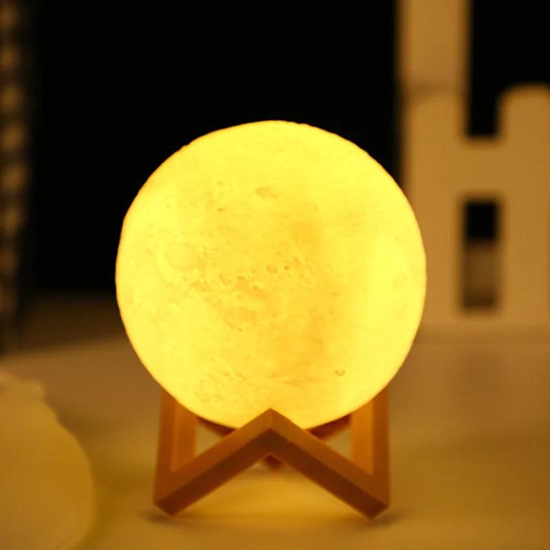 Moon Humidifier Silent Bedroom Home Office Desktop Air Purifying Aromatherapy Machine Gift Night Light 6