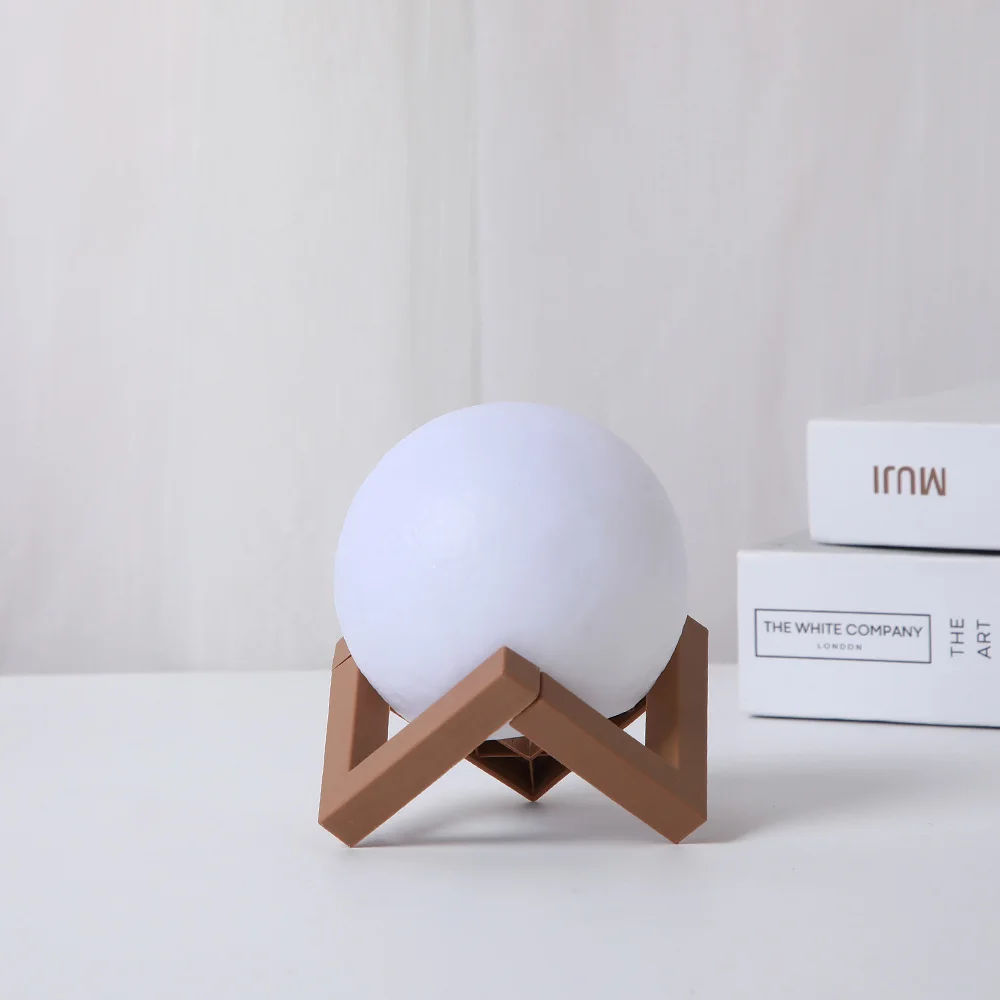 Creative diy vinyl moon lamp bedside atmosphere moon lamp carpet night light moon night light 4
