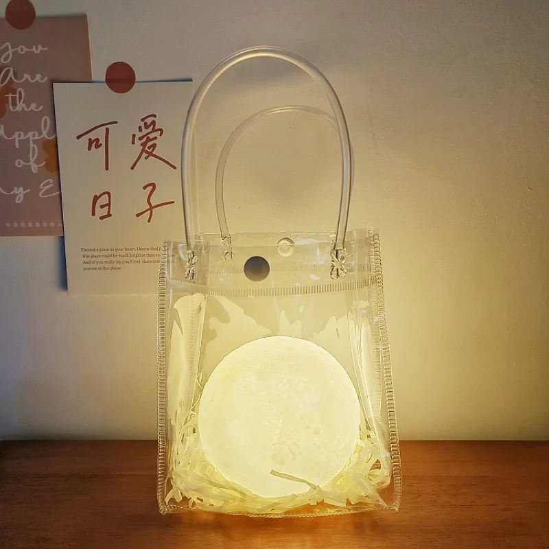 Internet celebrity moon night lamp moon lamp high-end room bedroom desktop decoration bedside creative planet lamp 6