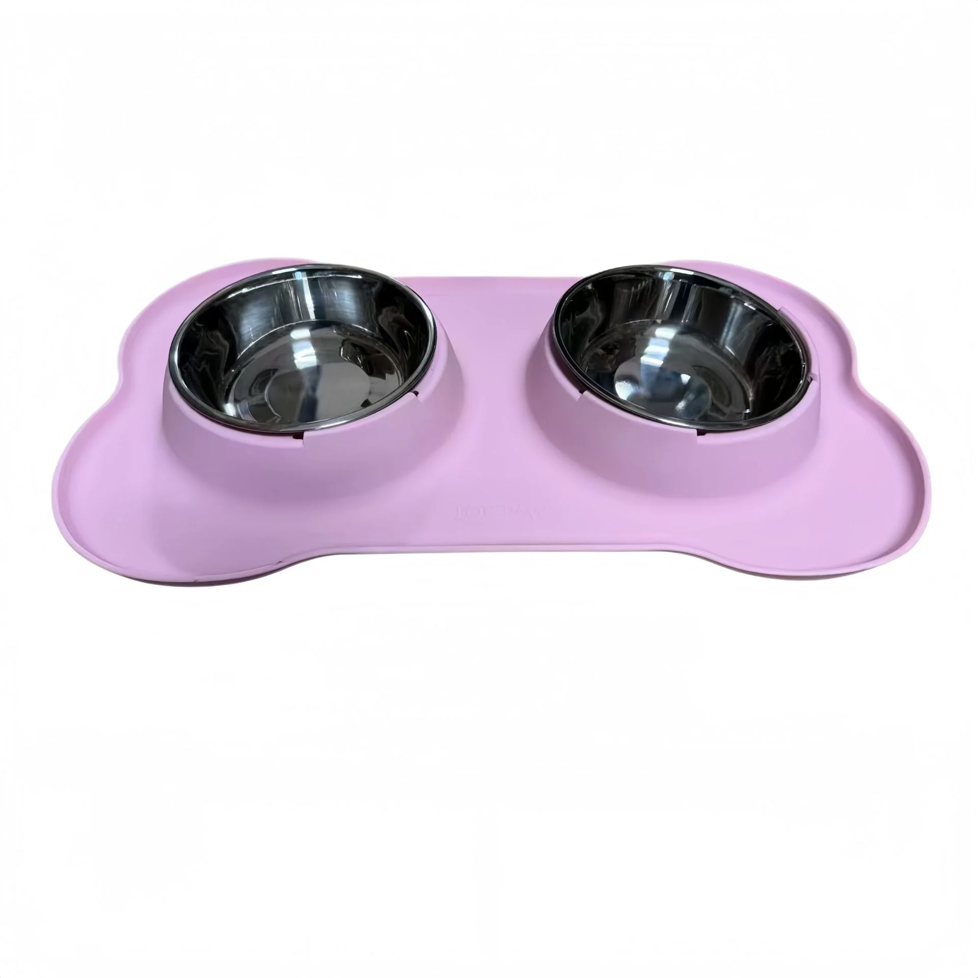 Pet Bowl Cat Drinking Water Rice Bowl Pet Small and Medium Cat Food Bowl Stainless Steel Double Bowl Pet Folding Drinking Water Artifact 5