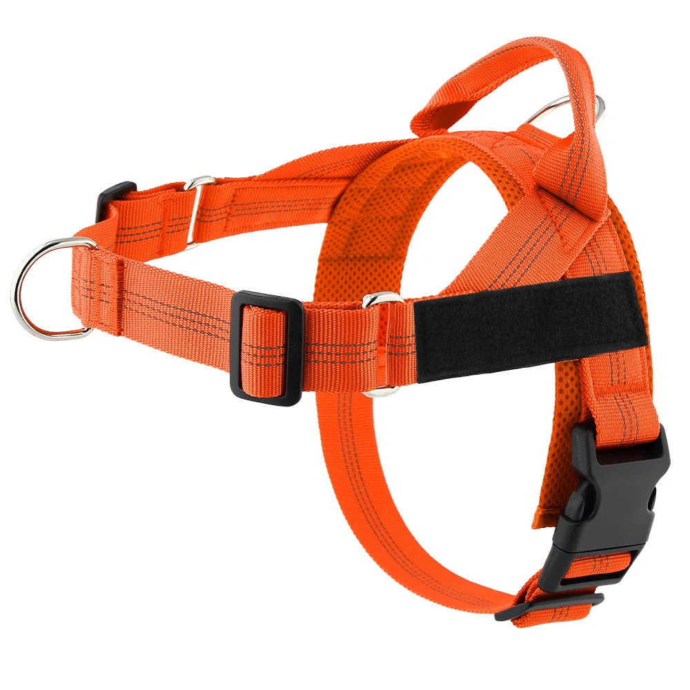 Popular easy-to-slip lightweight dog harness medium and large explosion-proof border collie pet leash 6